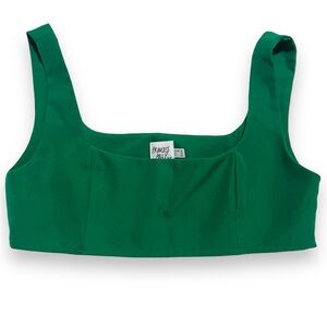 PRINCESS POLLY Huxley Emerald Green Tank Bra Size Large